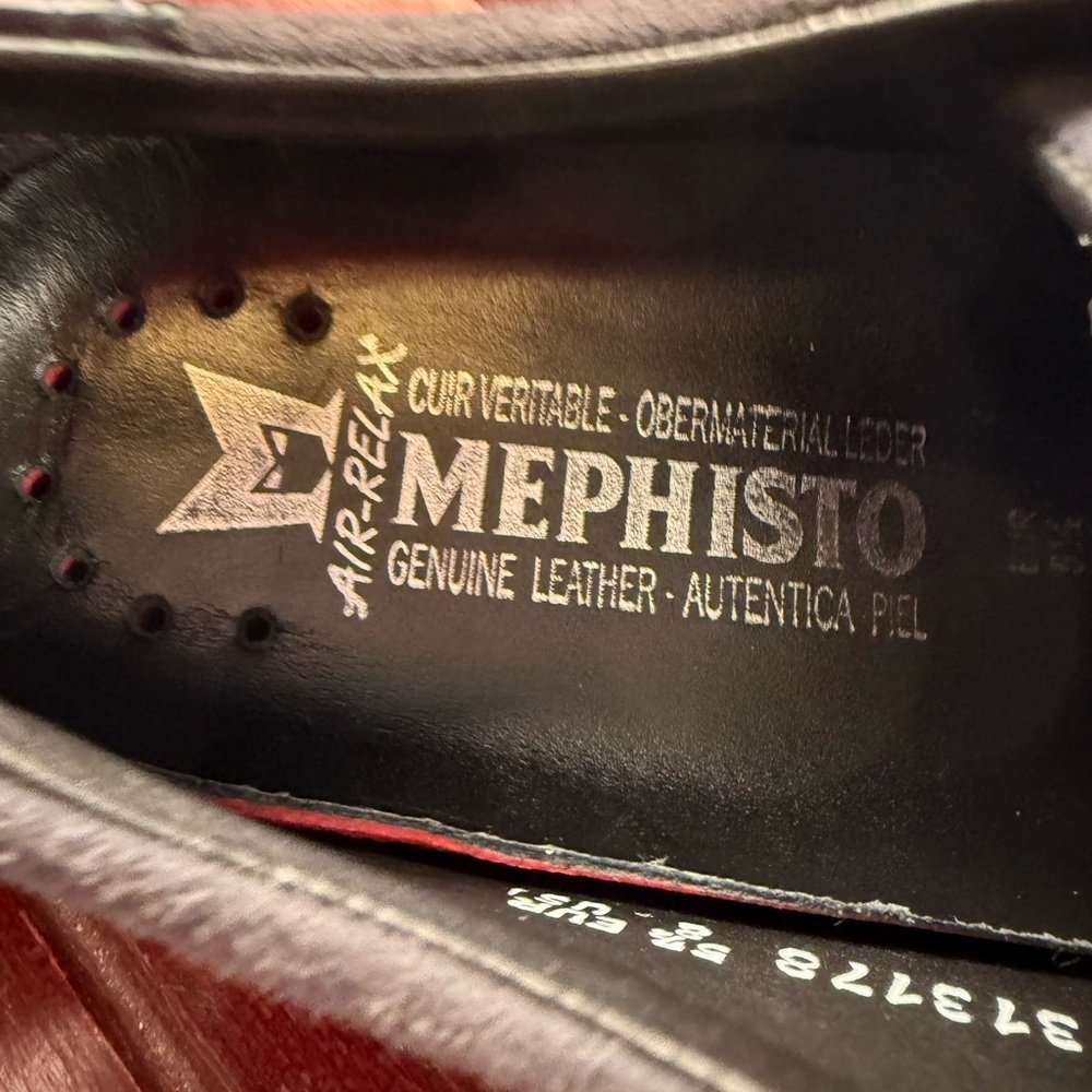 Mephisto Frederica Dark Navy Suede Lightweight Sneakers Size 8 - Picture 7 of 8